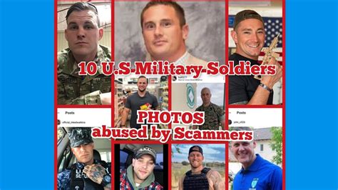 scams using military photos.